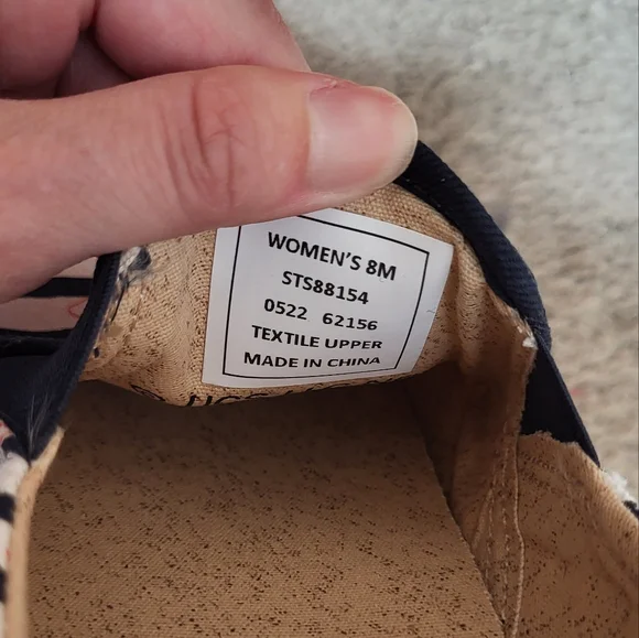 SPERRY×JAWS CREST TWIN GORE STRIPD SLIP ON SNEAKERS! - Picture 9 of 11